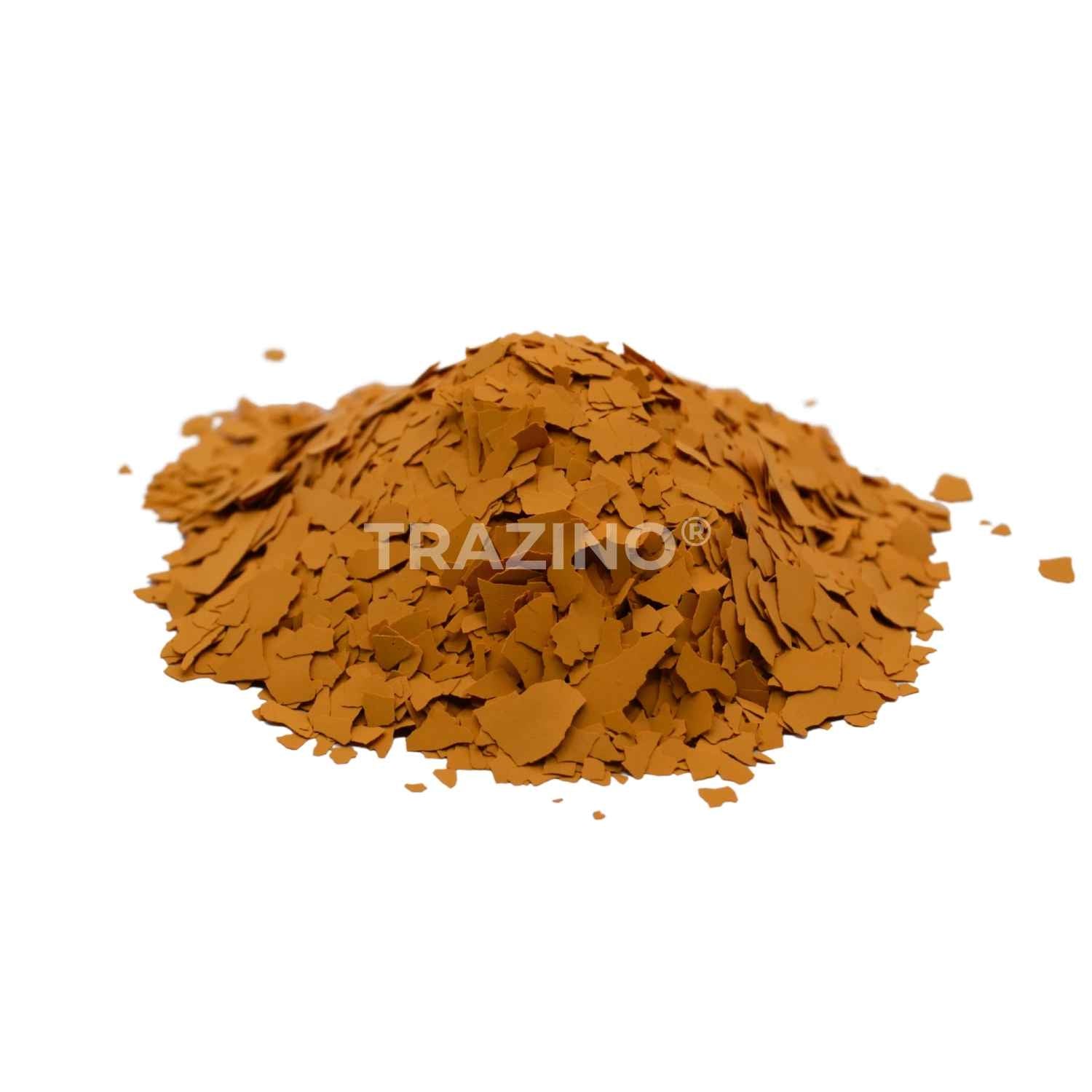 Trazino® Farbchips in Goldbeige zum Einstreuen für Beschichtungen Trazino® Farbchips in Goldbeige zum Einstreuen für Beschichtungen